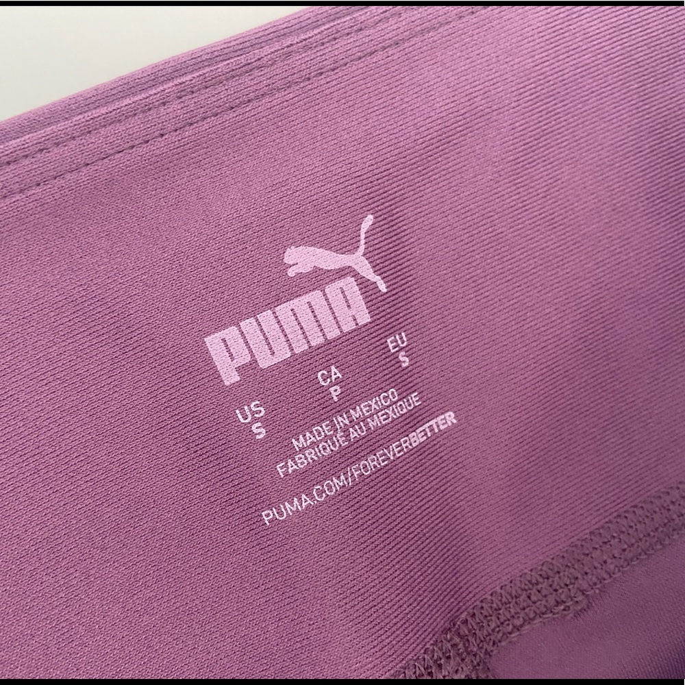 Puma mid rise purple shorts - Picture 3 of 5